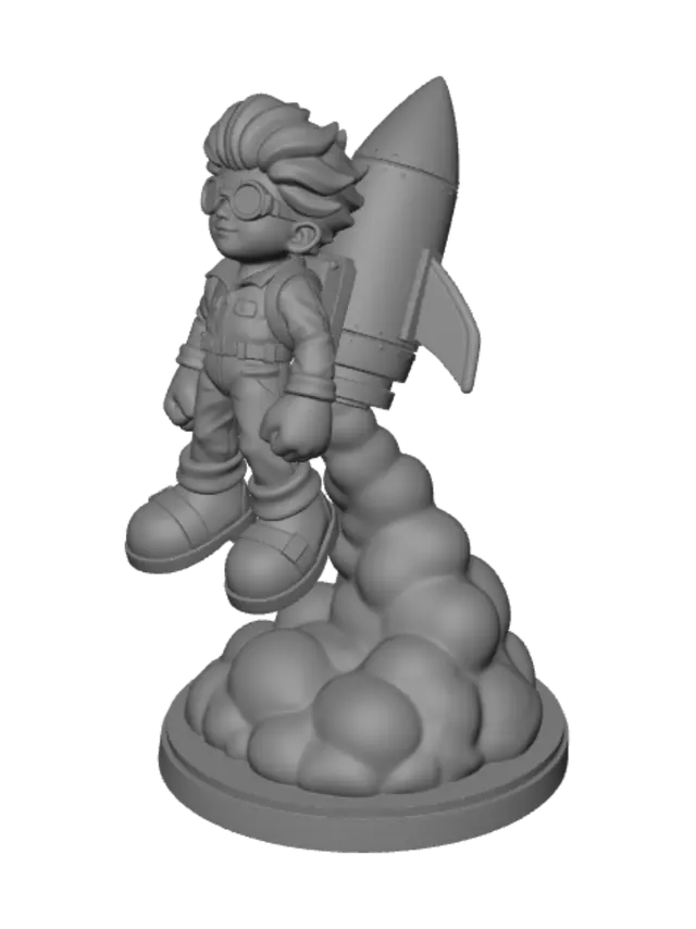 3D model for Rocket Boy