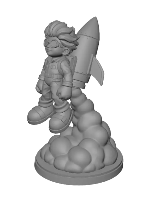 3D model for Rocket Boy
