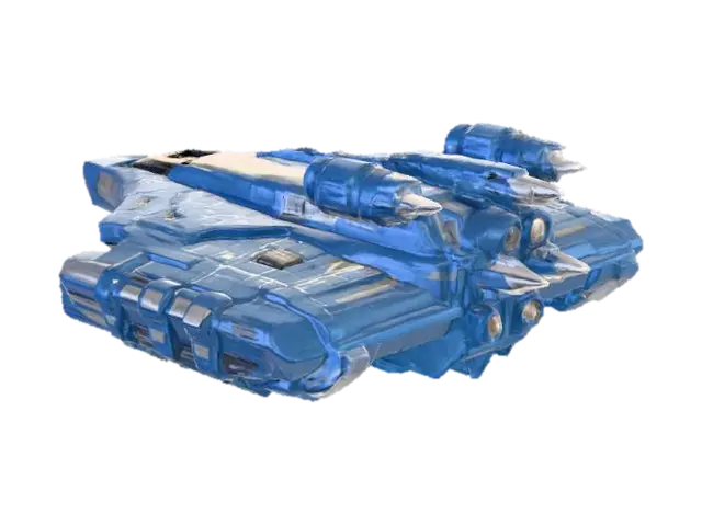 Battle Cruiser Atomizer 3D model, vytvořený pomocí AI
