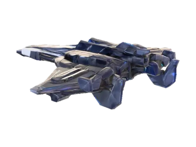Defense Ship Internoh - Intergalactic 3D model, vytvořený pomocí AI