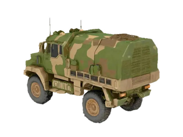 Truck Gas Camouflage - Trucks 3D model, vytvořený pomocí AI