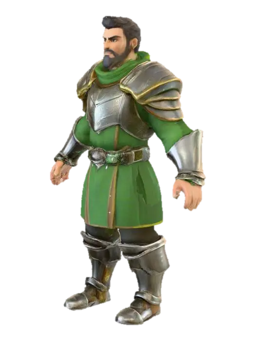 Soldado Normando - Norman 3D model, vytvořený pomocí AI