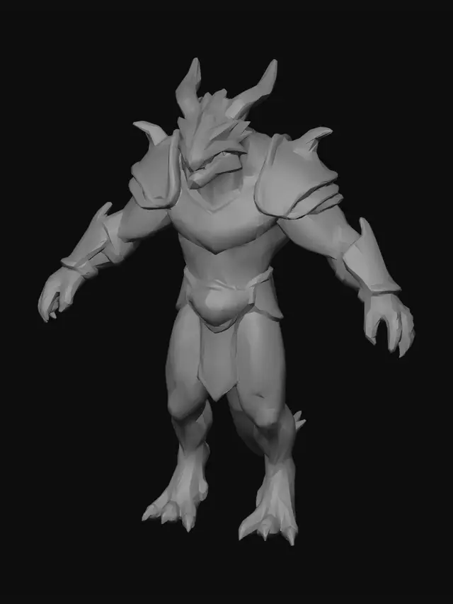 3D model for Azureclaw Warwyrm