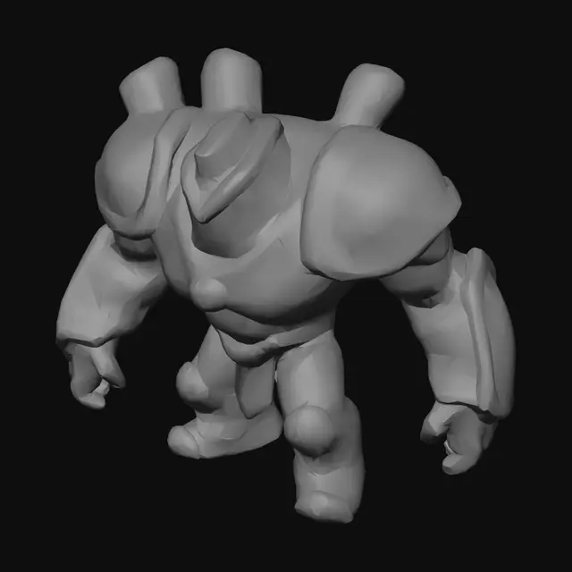 3D model for Azure Gilded Colossus