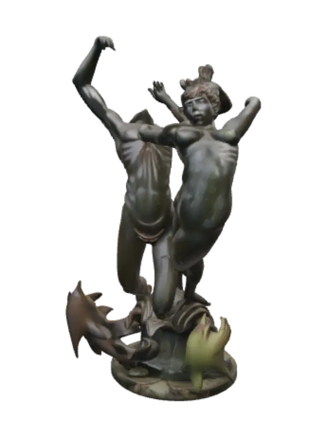 3D model for Bronze Dancers in Motion