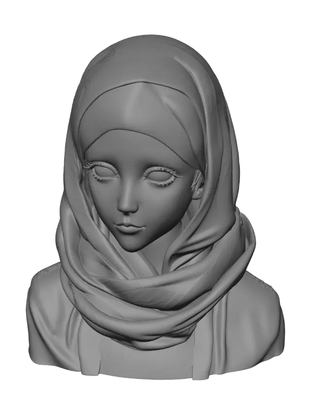 3D model for Golden Veil