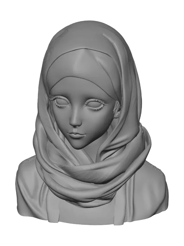 3D model for Golden Veil