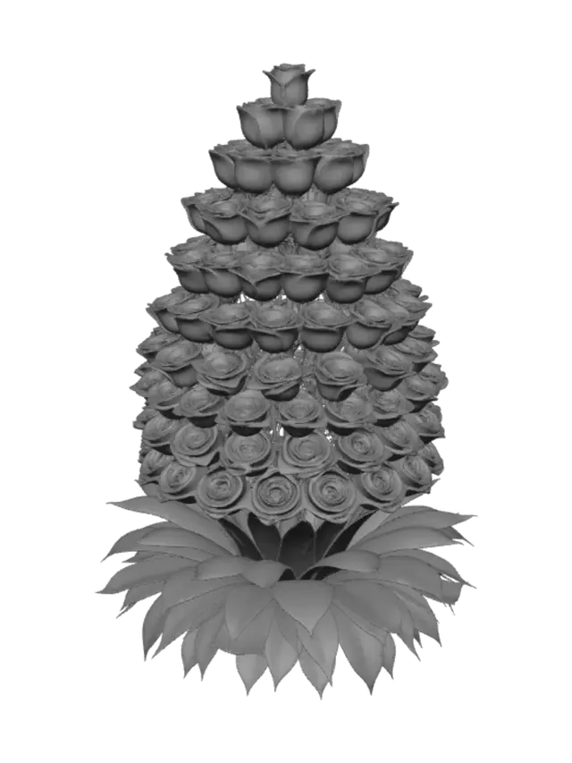 3D model for Blue Rose Pyramid