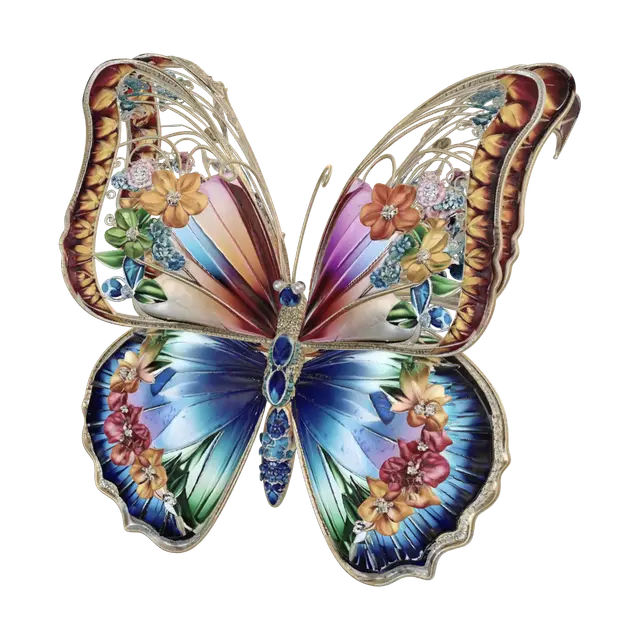 3D model for Prismatic Jewel Butterfly
