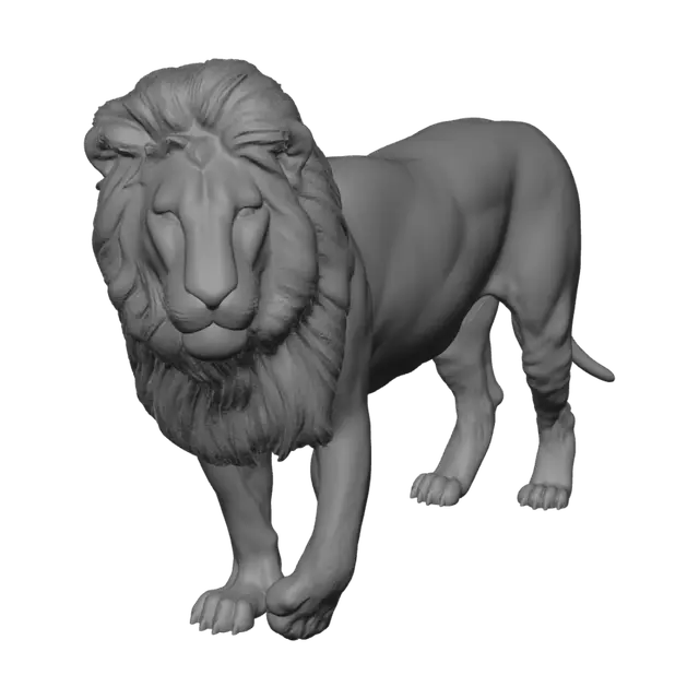 3D model for King of the Savannah