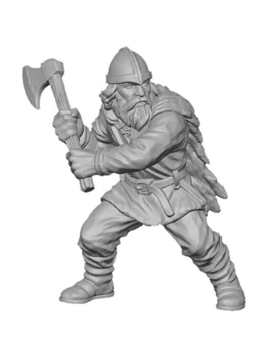 3D model for Axe-Wielding Dwarf