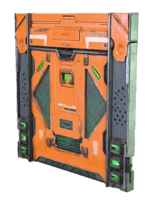 3D model for Cyberpunk Industrial Panel