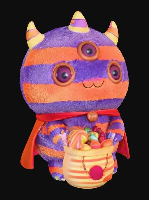 3D model for Candy Monster, #Halloween2025#