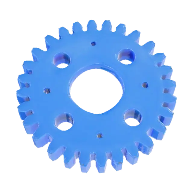 3D model for Blue Gear Wheel