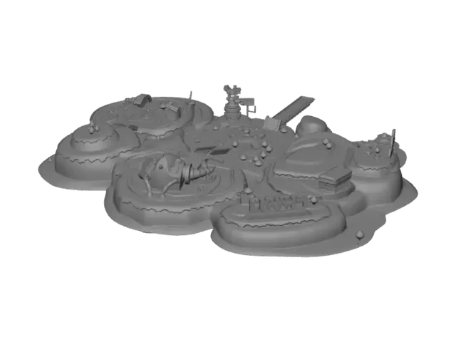 3D model for PKXD Island Adventure