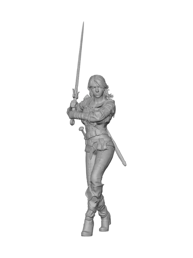 3D model for Ciri