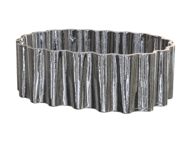 Shell washbasin - Fluted 3D model, vytvořený pomocí AI