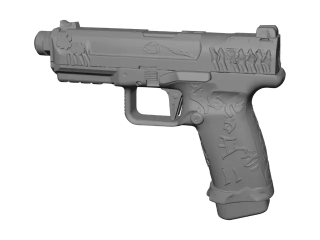 3D model for Sakura Blossom Pistol