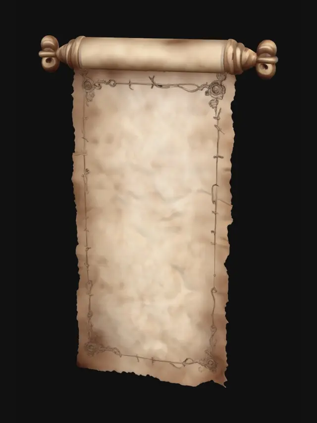3D model for Timeworn Scroll