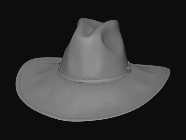 3D model for make a 3d printable cowboy hat