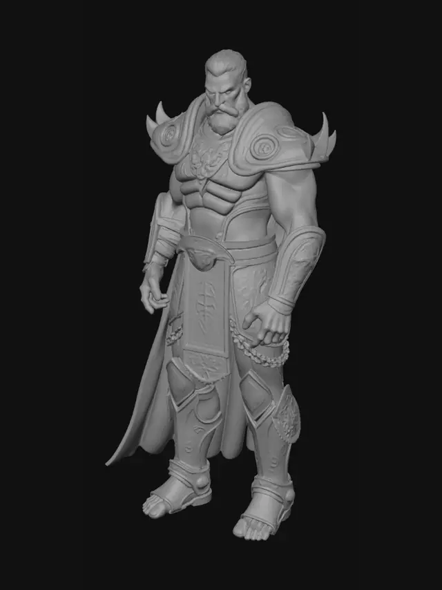 3D model for make a 3d printable model of a titan