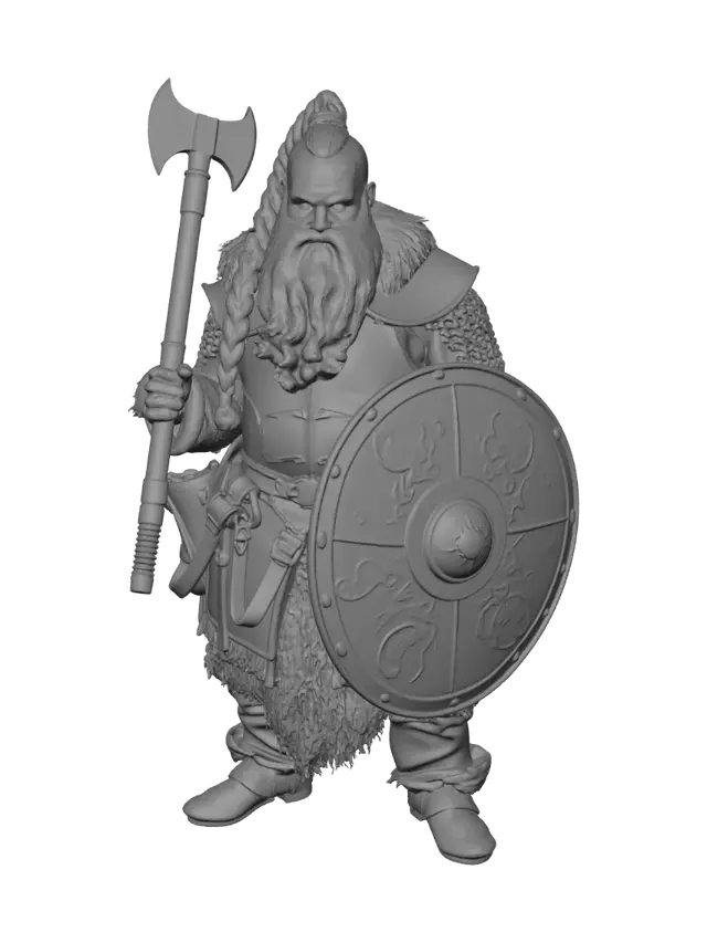 3D model for dwarf from the lord of the rings