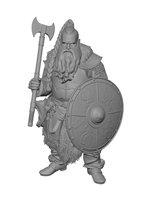 3D model for dwarf from the lord of the rings