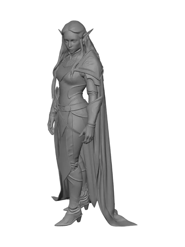 3D model for elf from the lord of the rings