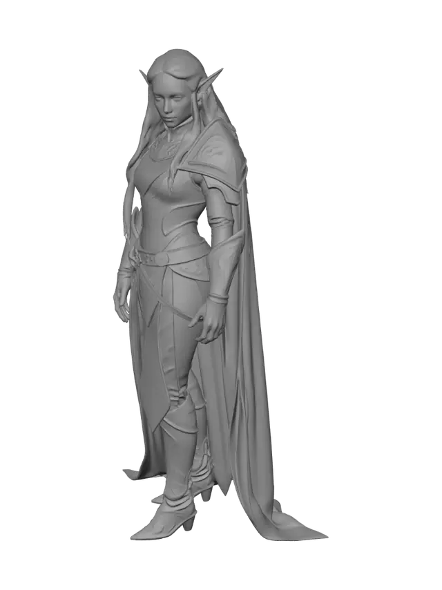 3D model for elf from the lord of the rings