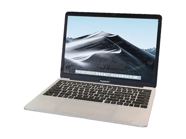 Modelong 3D ng Desert Dunes on a Laptop Screen, ginawa ng AI