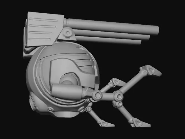 3D model for Tri-Rocket Turret Bot