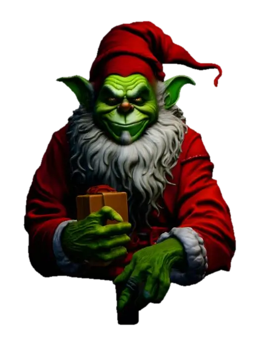 Santa's Mischief, #Christmas2025# - Holidays 3D model, vytvořený pomocí AI