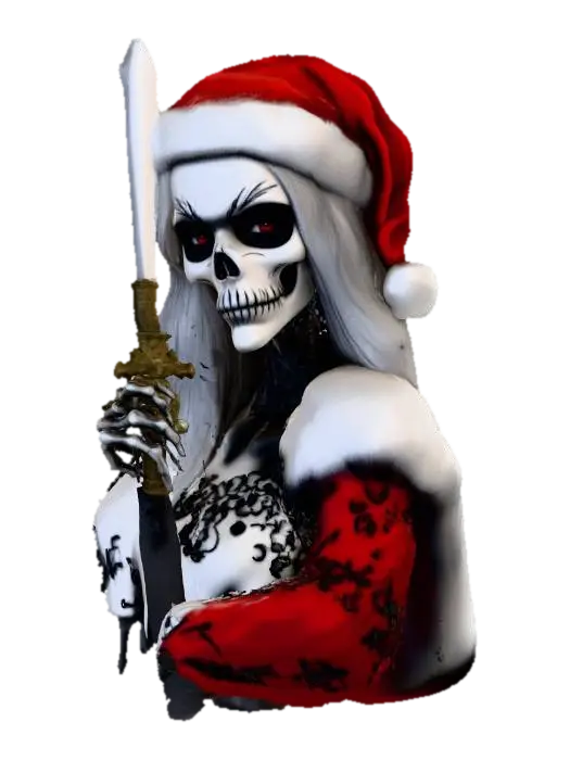 Frosted Warrior, #Christmas2025# 3D model, vytvořený pomocí AI