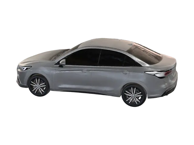 premium-sedan-3d 3D model, vytvořený pomocí AI