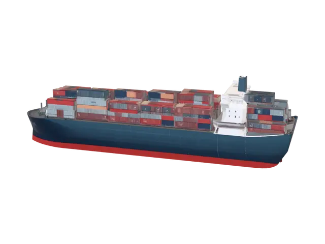 3D model for Rainbow Container Ship
