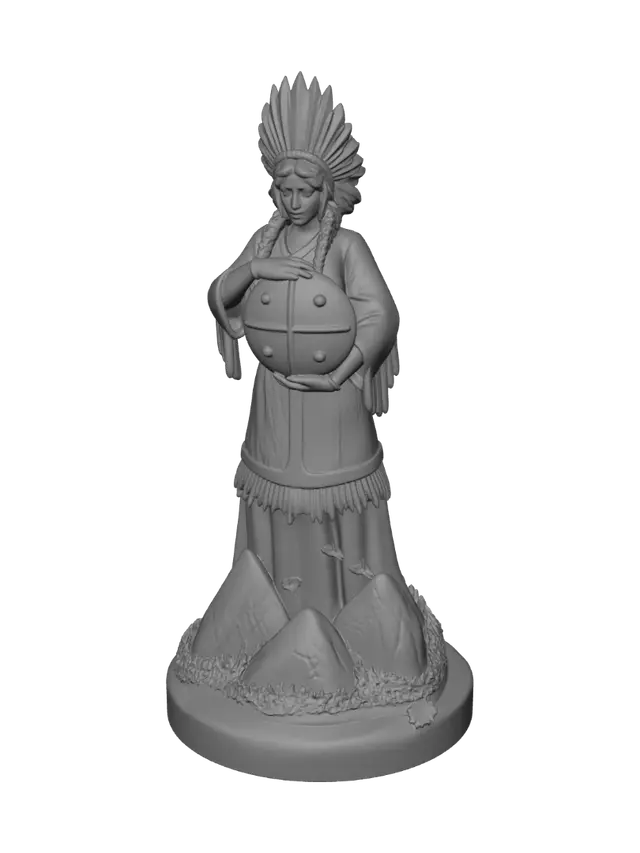 3D model for Mother Earth
