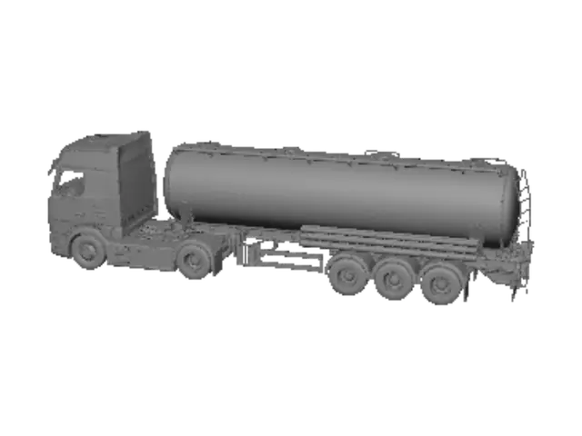 3D model for Paul Schockemöhle Logistics Tanker