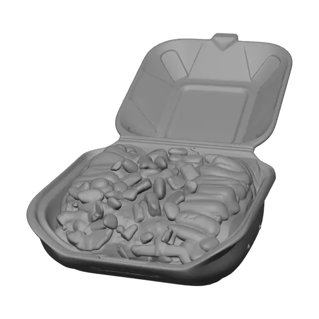 3D model for Bacon Cheddar Swirl Bake