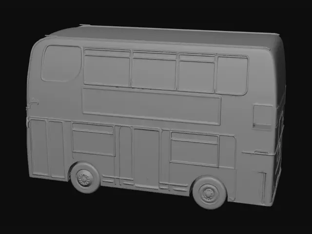 3D model for Route 88 Clapham Common Double-Decker Bus