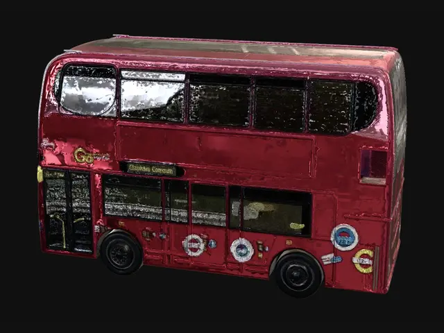 3D model for Route 88 Clapham Common Double-Decker Bus