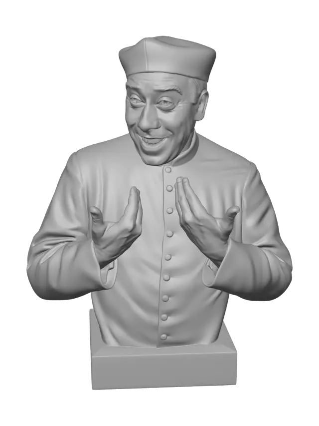 3D model for The Playful Prelate