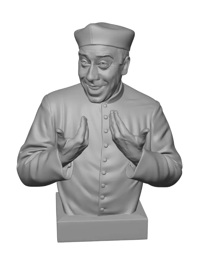 3D model for The Playful Prelate