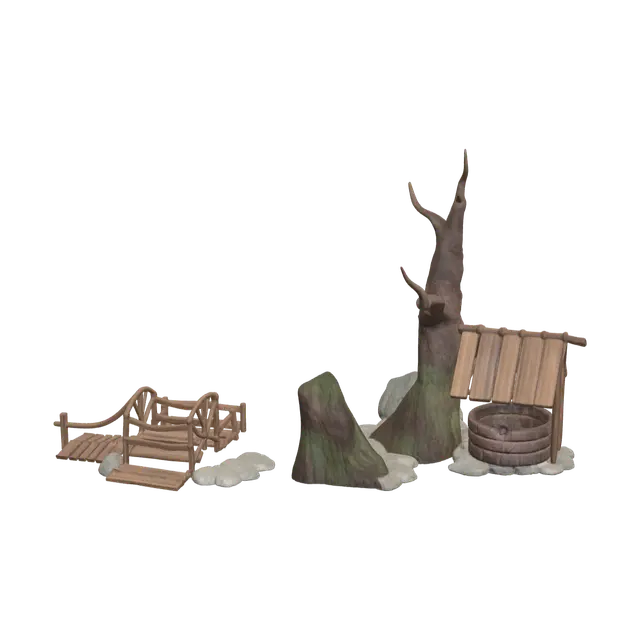 Realistic Medieval City - Plaza 3D model, vytvořený pomocí AI