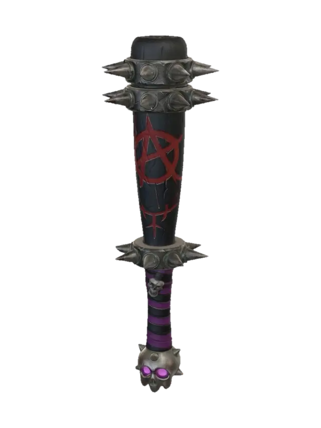 3D model for Anarchy's Spiked Skull Mace
