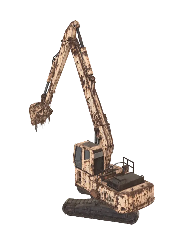3D model for Rustbound Excavator