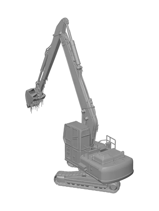 3D model for Rustbound Excavator