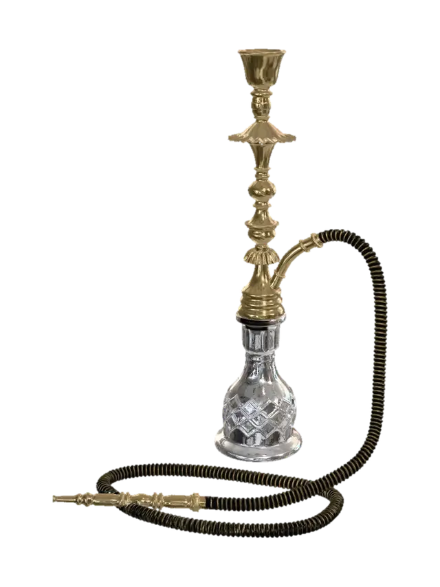 Ornate Golden Hookah - Smoking 3D model, vytvořený pomocí AI