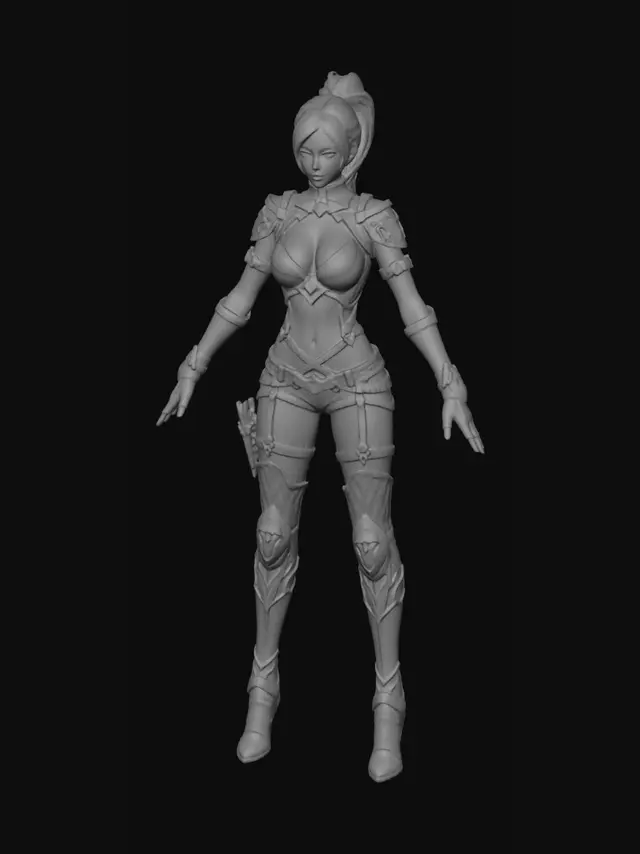 3D model for Darksteel Valkyrie