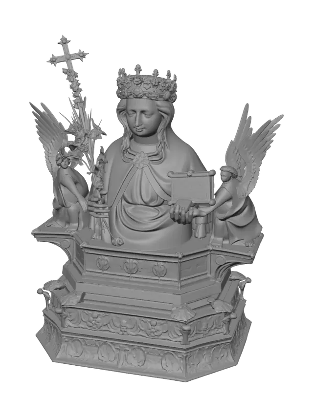 3D model for The Golden Queen of Heaven