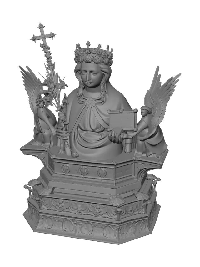 3D model for The Golden Queen of Heaven